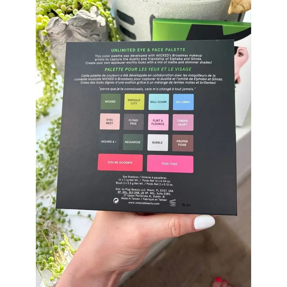 NEW One/Size Wicked Limited Edition Eye & Face Palette